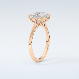 2.0 CT Princess Cut Solitaire Moissanite Engagement Ring 12