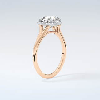 2.0 CT Cushion Cut Halo Split Shank Moissanite Engagement Ring 12