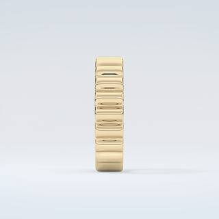 Textured Shank Wedding Band 5