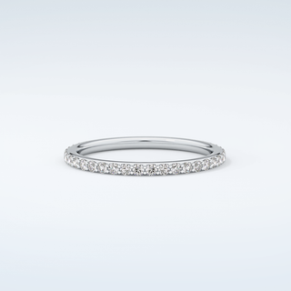 0.5 TCW Round Shaped Moissanite Wedding Band 13