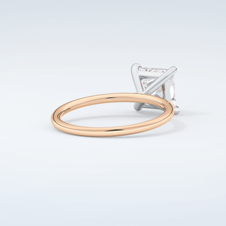 2.0 CT Princess Cut Solitaire Moissanite Engagement Ring 9