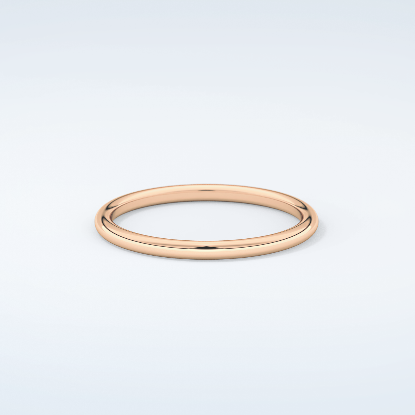 Sleek Simplicity Classic Shank Wedding Band