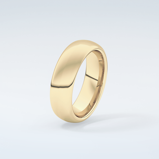 Classic Gold Shank Wedding Band 6