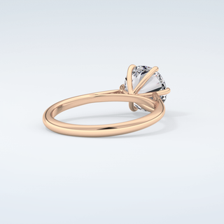 2.0 CT Round Cut Solitaire Moissanite Engagement Ring 9