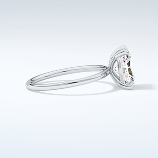 2.0 CT Radiant Cut Solitaire Moissanite Engagement Ring 16