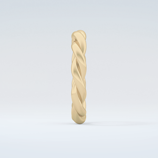 Twisted Rope Shank Wedding Band 5