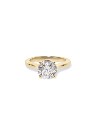 2 CT Round Three Stones Lab Grown Diamond Engagement Ring