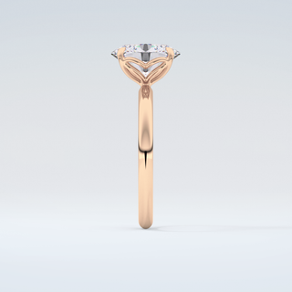 1.5 CT Oval Cut Solitaire Moissanite Engagement Ring 11