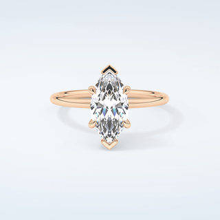 1.5 CT Marquise Cut Hidden Halo Moissanite Engagement Ring 7