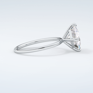 2.0 CT Princess Cut Solitaire Moissanite Engagement Ring 16