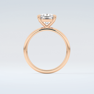 2.0 CT Cushion Cut Solitaire Moissanite Engagement Ring 8