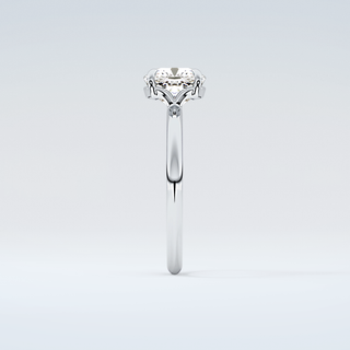 2.0 CT Cushion Cut Solitaire Moissanite Engagement Ring 17