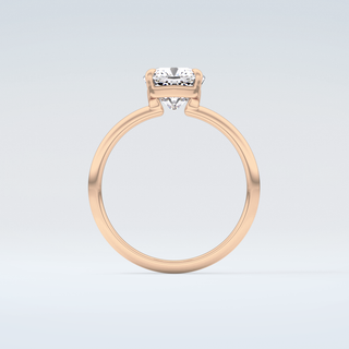 2.0 CT Cushion Cut Solitaire Moissanite Engagement Ring 8