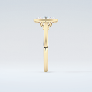 2.0 CT Oval Cut Solitaire Bezel Moissanite Engagement Ring 5