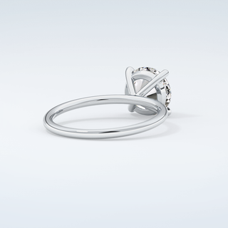 2.0 CT Round Cut Solitaire Moissanite Engagement Ring 15