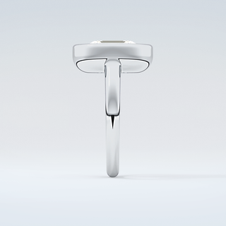 2.0 CT Emerald Cut Solitaire Bezel Moissanite Engagement Ring 17