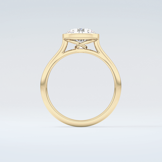 2.0 CT Round Cut Solitaire Moissanite Engagement Ring 2