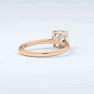 2.0 CT Cushion Cut Solitaire Moissanite Engagement Ring 9