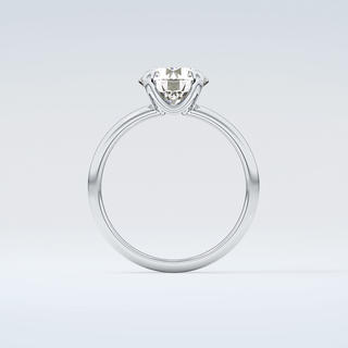 2.0 CT Round Cut Solitaire Moissanite Engagement Ring 14