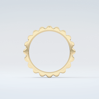 Textured Shank Wedding Band 2