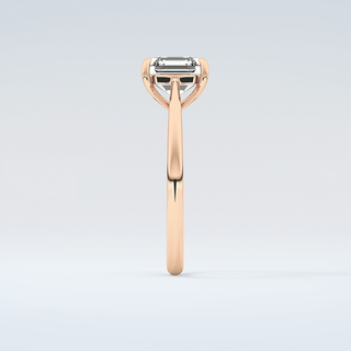 2.0 CT Asscher Cut Solitaire Moissanite Engagement Ring 11