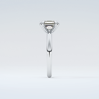 2.0 CT Asscher Cut Solitaire Moissanite Engagement Ring 17