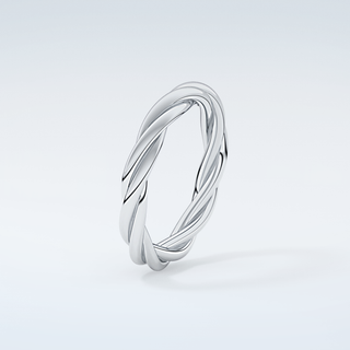 Classic Rope Twisted Shank Wedding Band 18