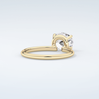 1.5 CT Oval  Cut Solitaire Moissanite Engagement Ring 3