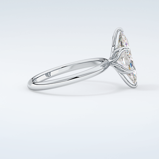 1.5  CT Marquise Cut Solitaire Moissanite Engagement Ring 16