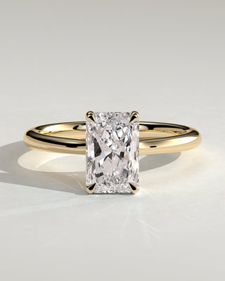 Round Halo, Pave & Split Shank Engagement Ring – 1.93 CT Lab Grown Diamond