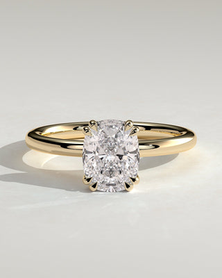 Round Halo, Pave & Split Shank Engagement Ring – 1.93 CT Lab Grown Diamond