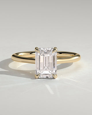 Round Halo, Pave & Split Shank Engagement Ring – 1.93 CT Lab Grown Diamond