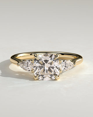 Round Halo, Pave & Split Shank Engagement Ring – 1.93 CT Lab Grown Diamond