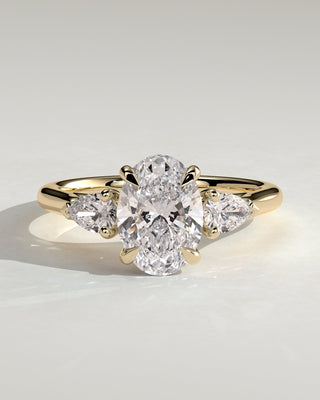 Round Halo, Pave & Split Shank Engagement Ring – 1.93 CT Lab Grown Diamond