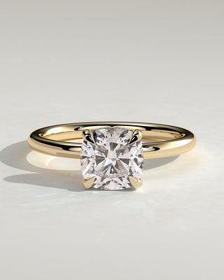 Round Halo, Pave & Split Shank Engagement Ring – 1.93 CT Lab Grown Diamond
