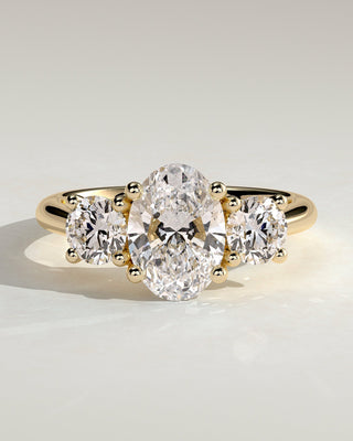 Round Halo, Pave & Split Shank Engagement Ring – 1.93 CT Lab Grown Diamond