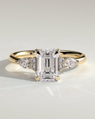 Round Halo, Pave & Split Shank Engagement Ring – 1.93 CT Lab Grown Diamond