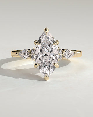 Round Halo, Pave & Split Shank Engagement Ring – 1.93 CT Lab Grown Diamond