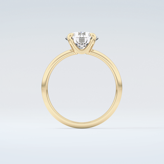 2.0 CT Round Cut Solitaire Moissanite Engagement Ring 2