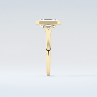 2.0 CT Emerald Cut Solitaire Moissanite Engagement Ring 5