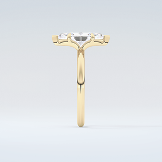 2.0 CT Marquise Cut Solitaire Moissanite Engagement Ring 5