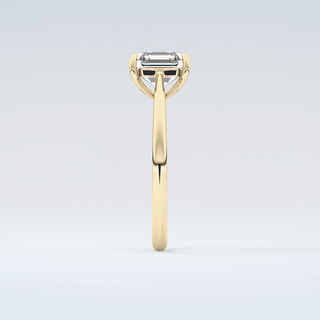 2.0 CT Asscher Cut Solitaire Moissanite Engagement Ring 5