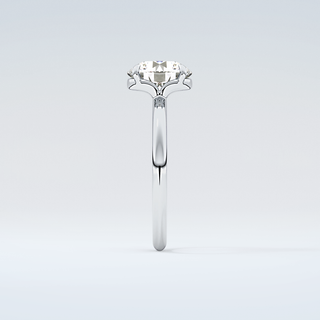 2.0 CT Round Cut Solitaire Moissanite Engagement Ring 17