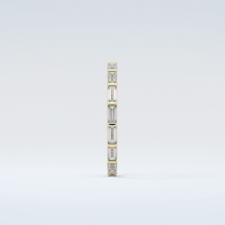 1.02 TCW Baguette Cut Moissanite Wedding Band 5