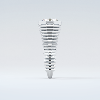 1.5 CT Asscher Cut Solitaire Bezel Moissanite Engagement Ring 17