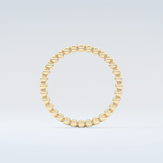 0.7 TCW Round Shaped Moissanite Wedding Band 2