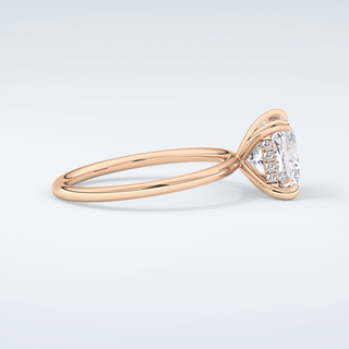 2.0 CT Princess Cut Hidden Halo Moissanite Engagement Ring 10