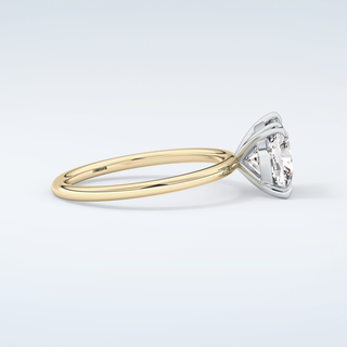 2.0 CT Cushion Cut Solitaire Moissanite Engagement Ring 4