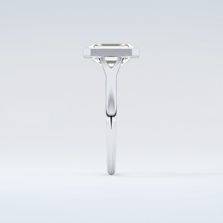 2.0 CT Emerald Cut Solitaire Moissanite Engagement Ring 17