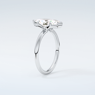 2.0 CT Marquise Cut Solitaire Moissanite Engagement Ring 18
